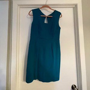 Ann Taylor Teal Formal Top-Fitted Dress